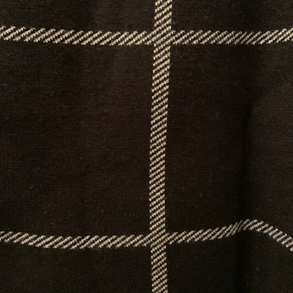 MAX STUDIO Black Cream Windowpane Sweater S - Picture 4 of 7